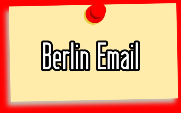 Berlin Email: A Creative Retro Font for Modern Designers