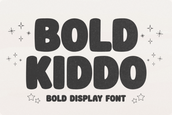 Bold Kiddo: A Chunky Font for Cheerful Projects