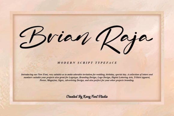 Brian Raja: The Playful Handwritten Font for Creative Projects