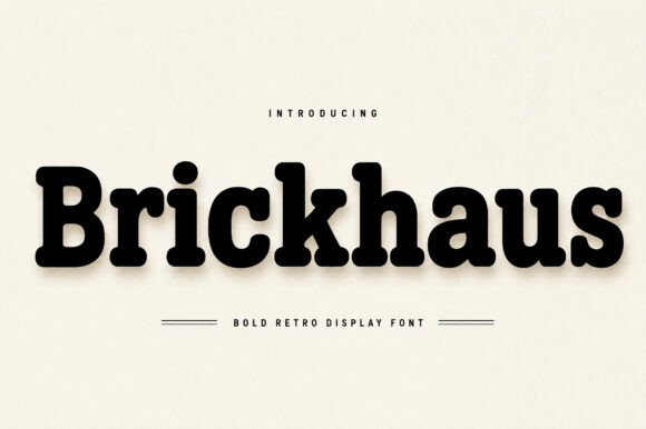 Brickhaus: Crafting Bold Brand Identities with Retro Charm