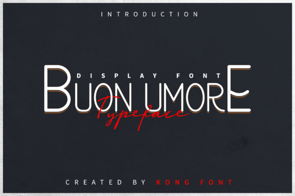 Buon Umore: A Playful Handwritten Font for Modern Creators