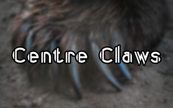 Centre Claws: A Display Font with Commanding Presence