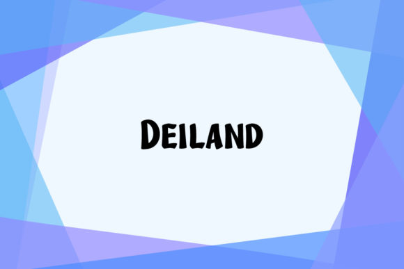 Deiland: A Playful Font for Modern Creative Projects