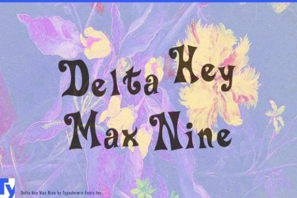 Delta Hey Max Nine: A Playful Retro Curly Font for Creative Projects