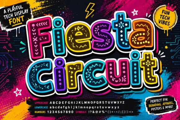 Fiesta Circuit: Bold Typography for a Digital World
