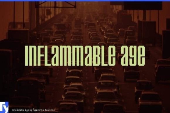 Inflammable Age: The Bold Unicase Font for Modern Design