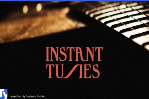Instant Tunes: A Display Typeface for Unforgettable Branding