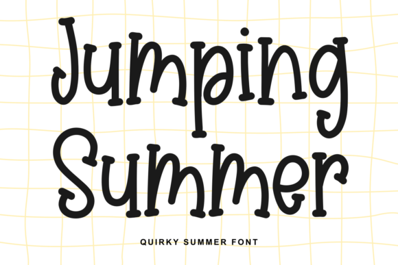 Jumping Summer: A Font That Feels Like a Sunny Afternoon