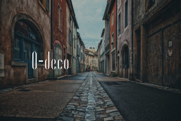 O-Deco: A Slim Serif for Bold Branding