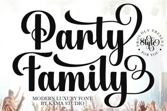 Party Family: The Elegant Typeface for Modern Design