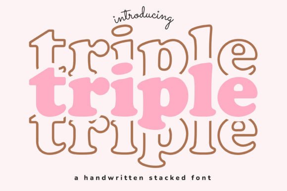 Triple: The Display Font with a Bold Personality